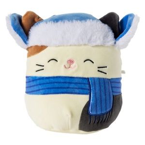 Squishmallow- Cam the Cat with Winter Fluffy Hat